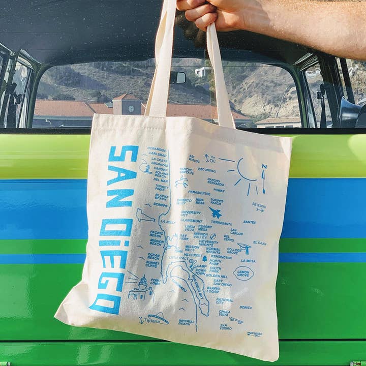 Maptote - Wholesale Grocery/Shopping Bag - San Diego Grocery Tote1