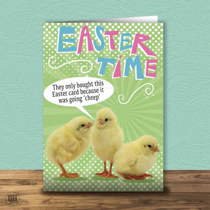 Cartão de Páscoa Going 'Cheep' - Cartão de Páscoa por atacado de Quitting Hollywood