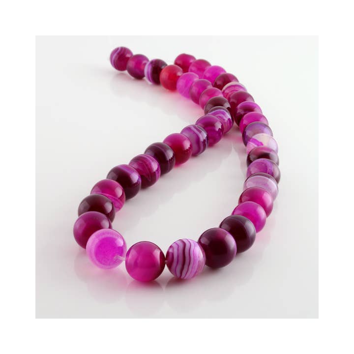 UniArt - Wholesale Beads - Pink Agate, Strips Accounts2