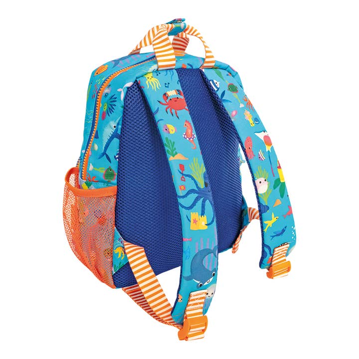 Backpack - Ocean (Recycled Materials) for wholesale by Floss and Rock - UK/EU
