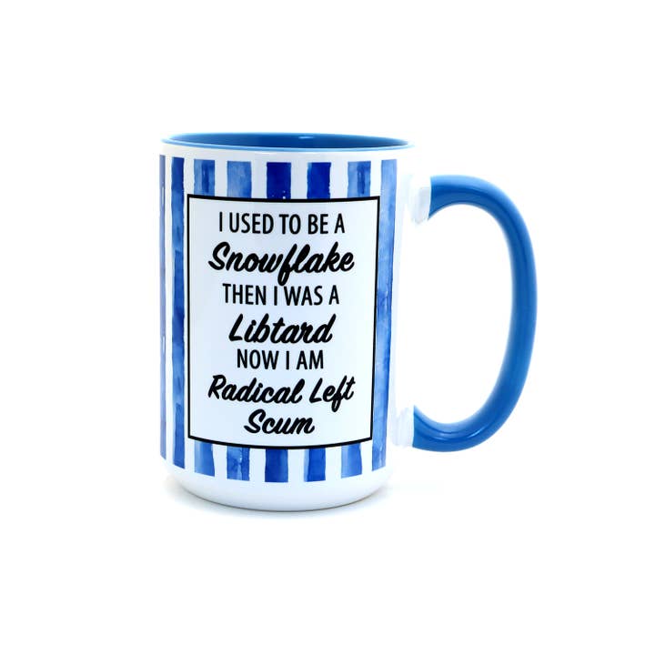 Liberal Stripes 15 oz. krus, Radikal Venstreorienteret Skarn for engroshandel hos Lenny Mud