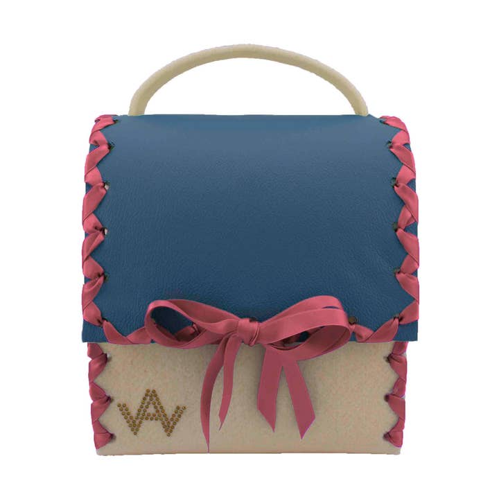 lã Herzerl branco azul por atacado de AugenWaide