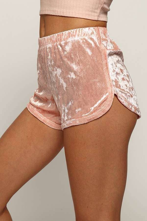 Heart & Hips - Wholesale Shorts - Women's - VP30698A - STRETCH CRUSHED VELVET SHORTS14