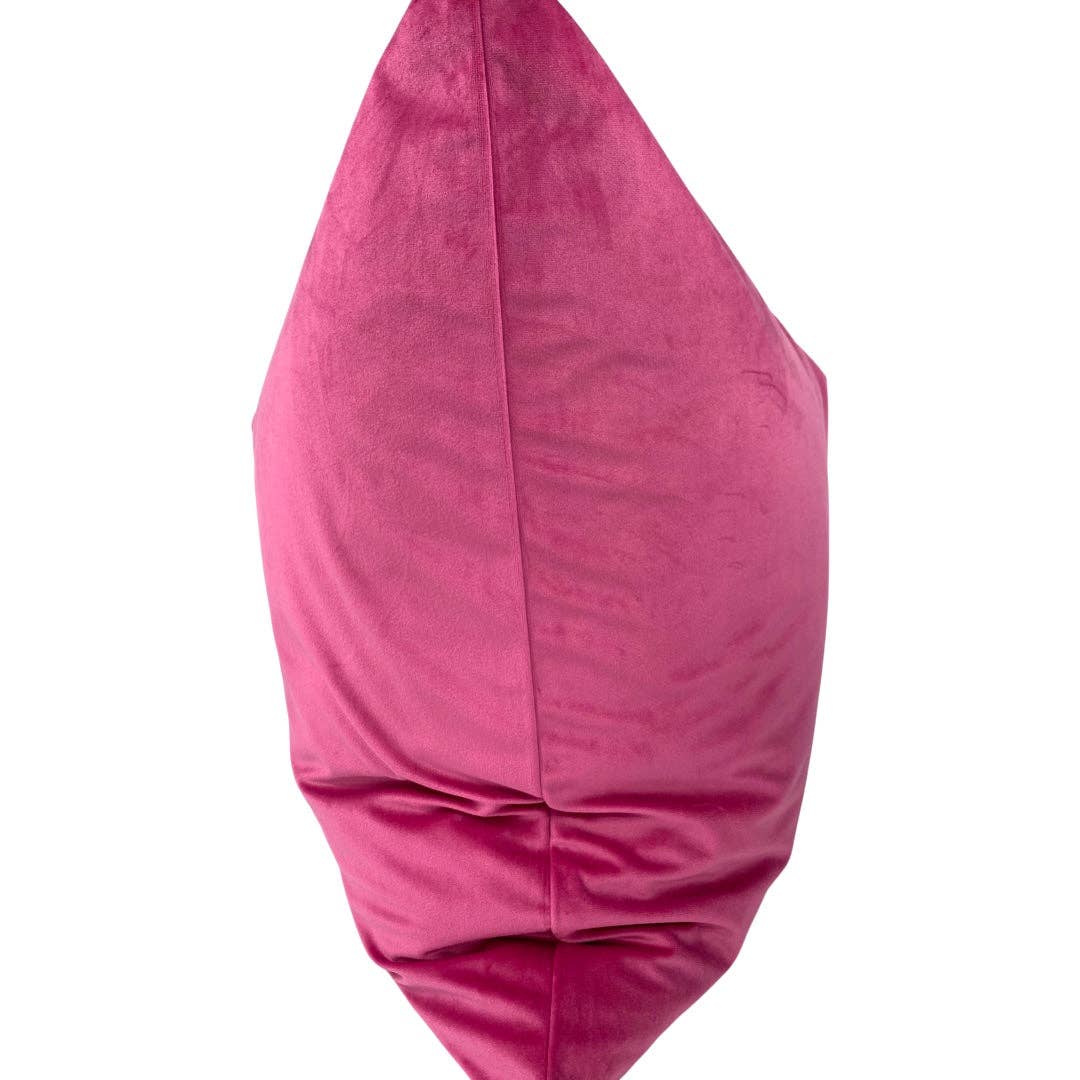 Visually Rich Home – wholesale Throw/decorative pillow – Rose Red Velvet Pillow1