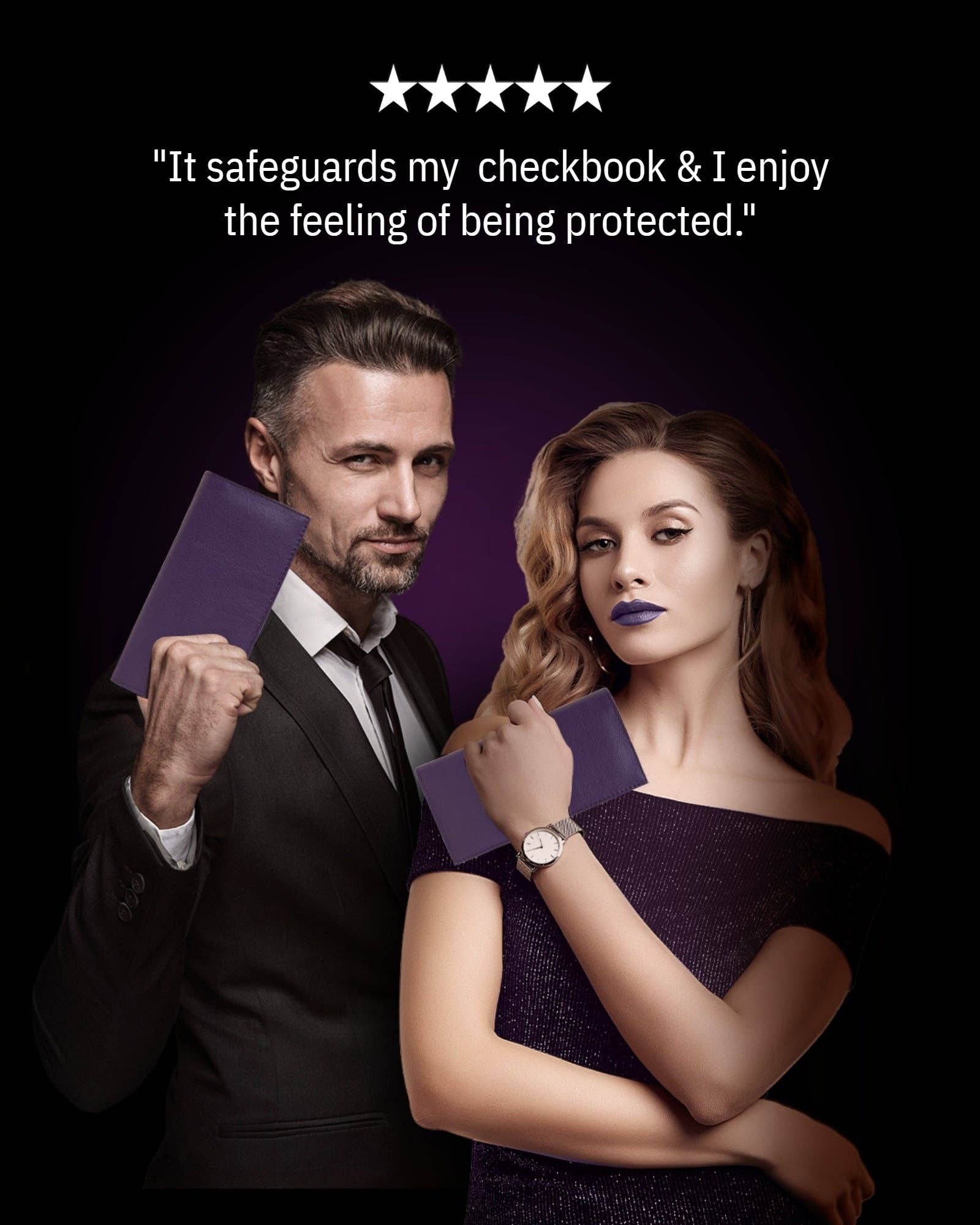 Access Denied Accessories - Wholesale Wallet - Unisex - Genuine Leather Checkbook Cover For Women &Men RFID Blocking40