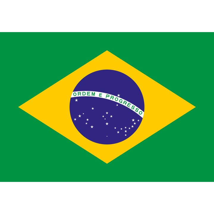 Giant Brazil 8'x5' for wholesale by Worldwide Flags Ltd