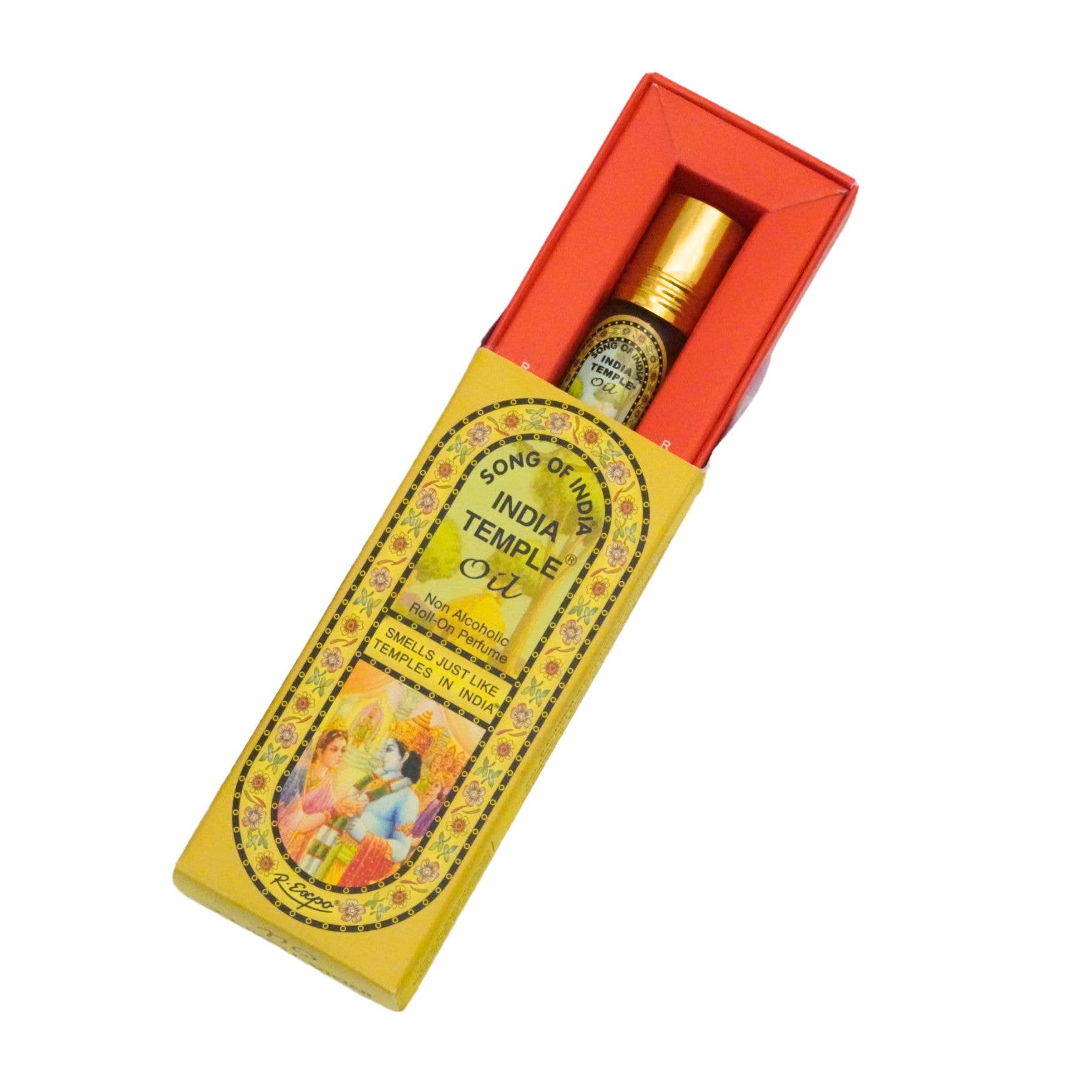 R. Expo/Song of India – Großhandel Aromaöl-Roll-on – India Temple Duftöl Roller Display mit 12 Stück7