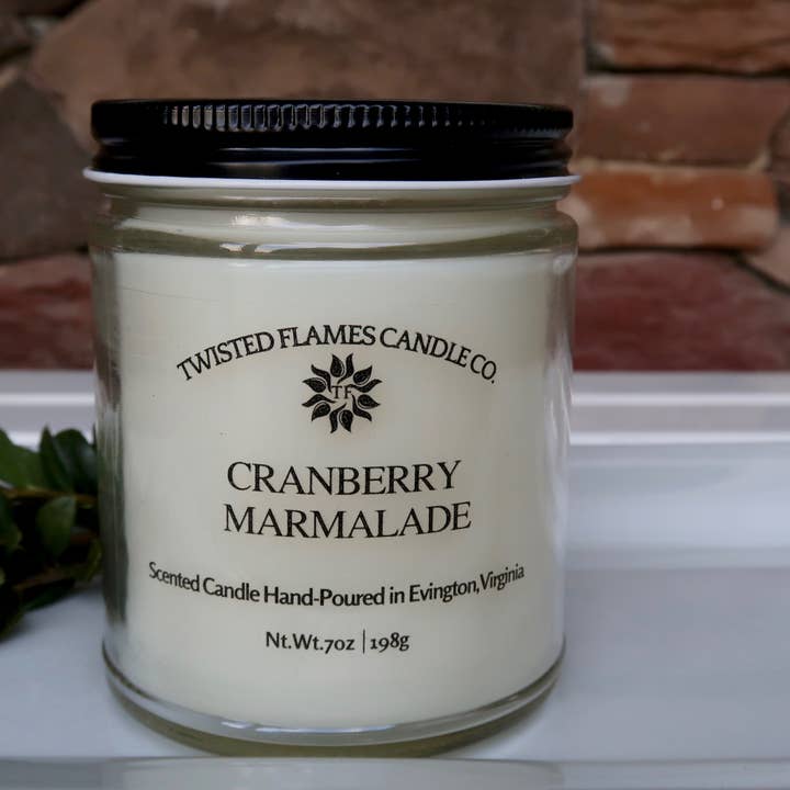 Twisted Flames Candle Co. LLC. - Wholesale Jar/Filled Candle - Cranberry Marmalade1
