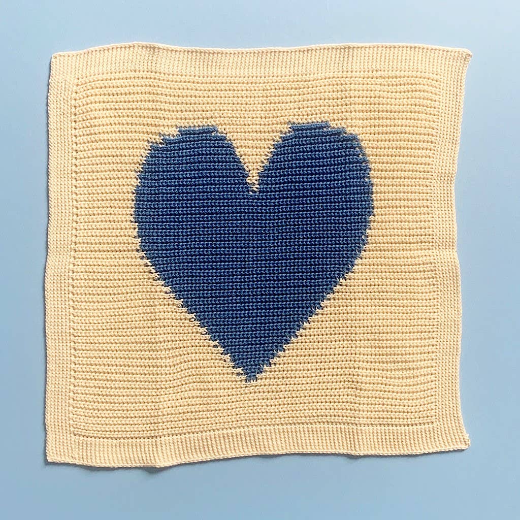 Estella - Vendita all'ingrosso Copertina doudou - Neonati - Coperta biologica Baby Lovey - Cuore (fatta a mano)1