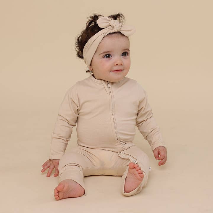 Babyccino Organic Snugglesuit Convertible Romper for wholesale by Snuggle Hunny