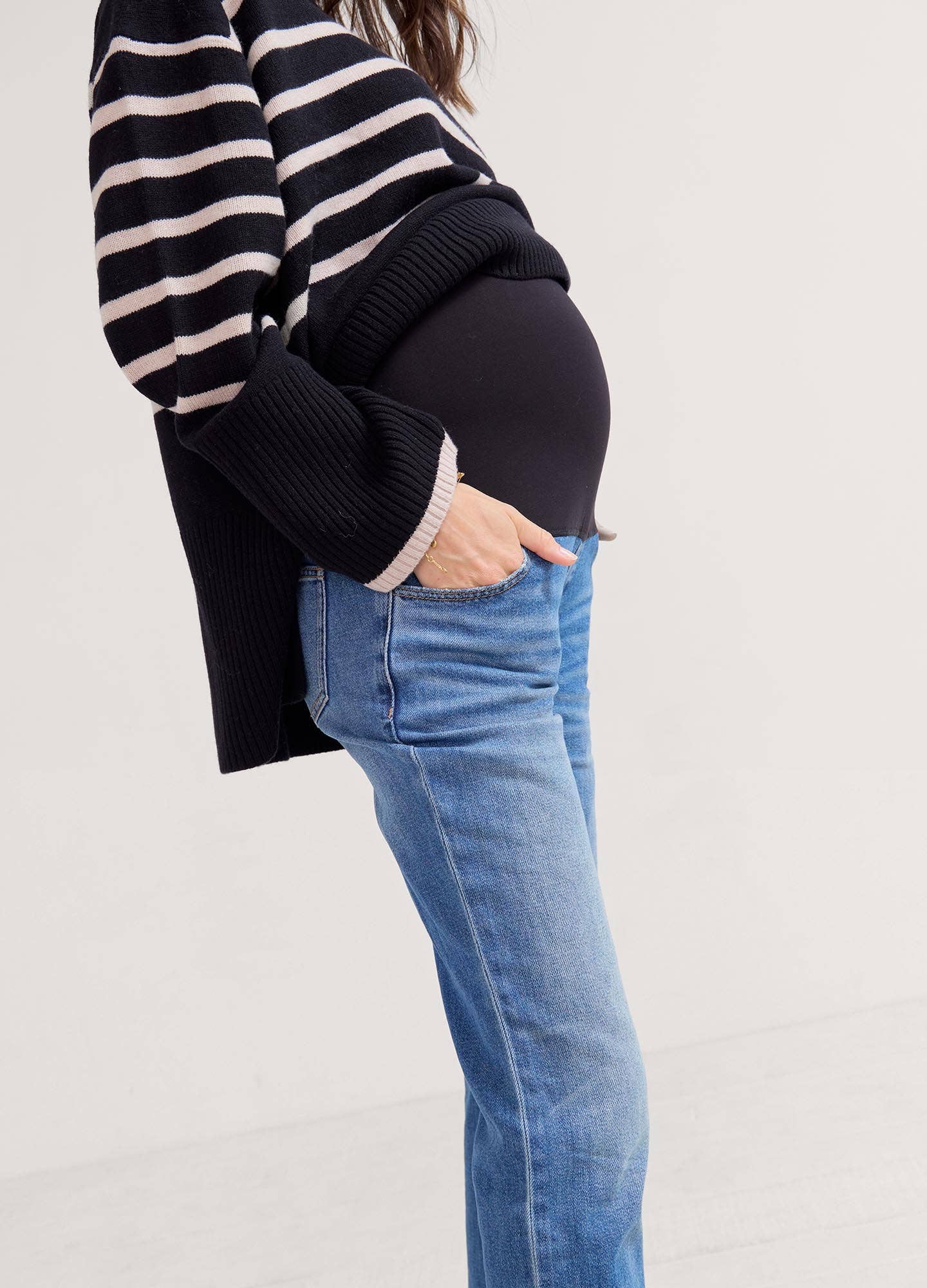 HATCH Collection - Wholesale Jeans - Maternity - The Over The Bump Straight Maternity Jean1