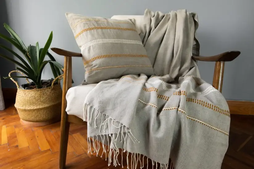 Sabahar - Wholesale Throw Blanket - Zenach Handwoven Ethiopian Cotton Throw Blanket7