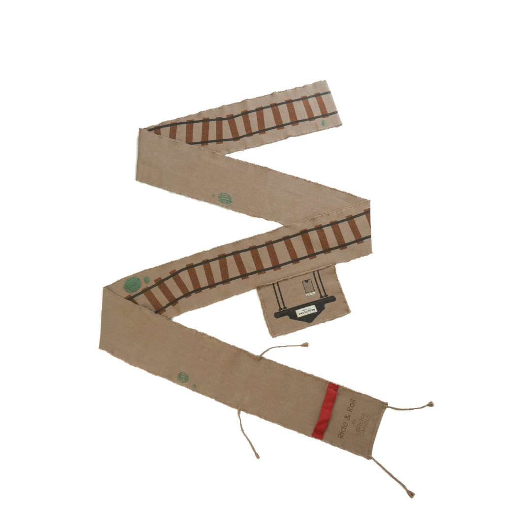 Rouge, gris foncé, gris perle, jaune, lin, vert Train Ride & Roll en vente sur Faire1