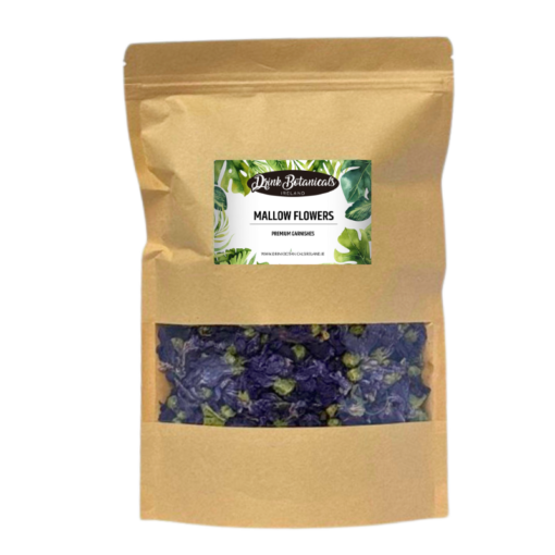 Drink Botanicals Ireland - Wholesale Dried/dehydrated vegetables - Dried Blue Pea Mallow Flower1