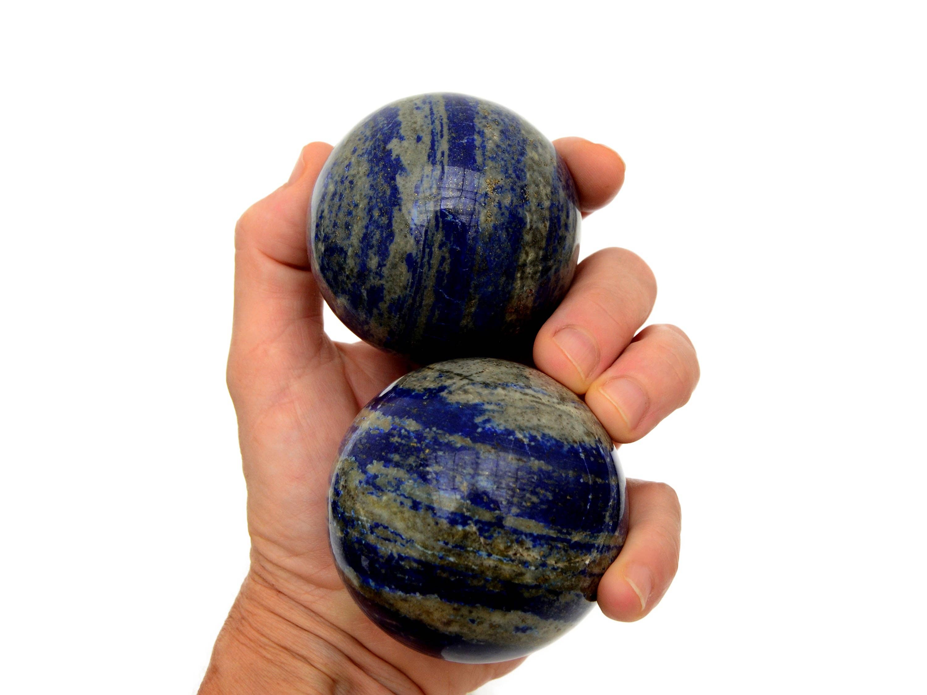 Kaia & Crystals - Wholesale Spiritual Stone/Crystal - XL Lapis Lazuli Sphere (60mm - 105mm) B Quality6