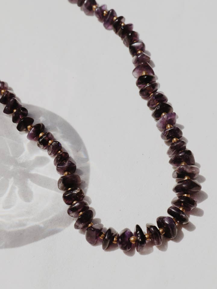 JAIPUR amethyst necklace for wholesale by Atelier Siméon