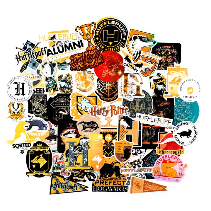 Conquest Journals - Wholesale Sticker - Harry Potter Hufflepuff Decals (60-Pack)8