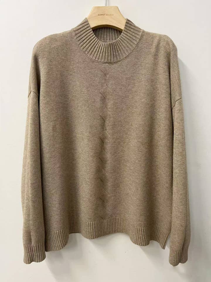 SUNNY STUDIO - Wholesale Knit Sweater - Women's - Long-sleeve crop top1