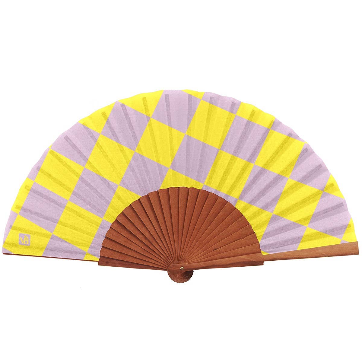 Vent de Bohème - Wholesale Handheld Folding Fan - EMMA wooden and cotton canvas fan0