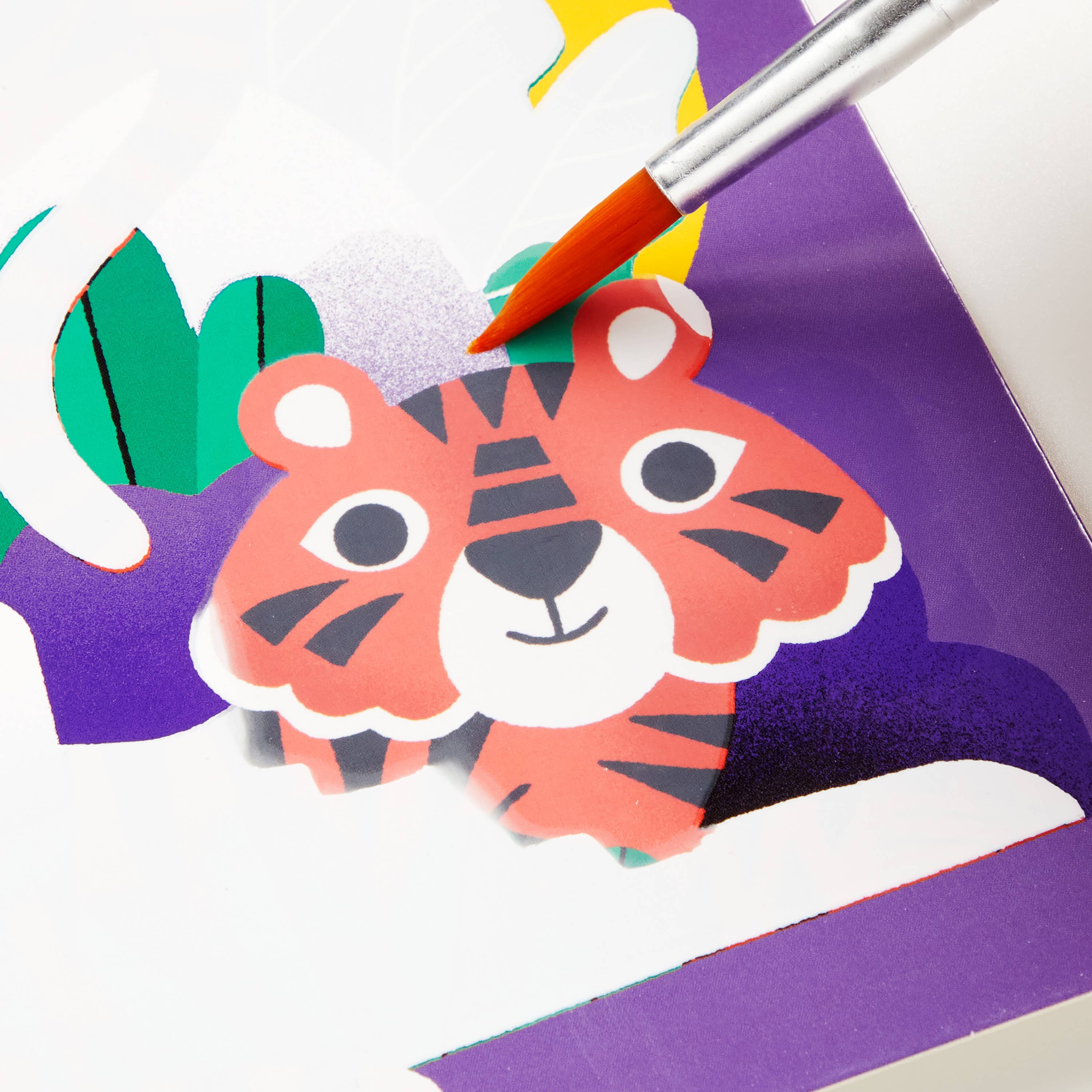 Chronicle Books - Wholesale DIY Craft Kit - Kids - Rainforest Friends Color Magic Water-Reveal Kit6