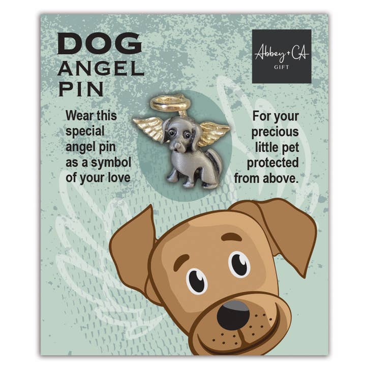 Dog Lapel Pin for wholesale by Abbey + CA Gift