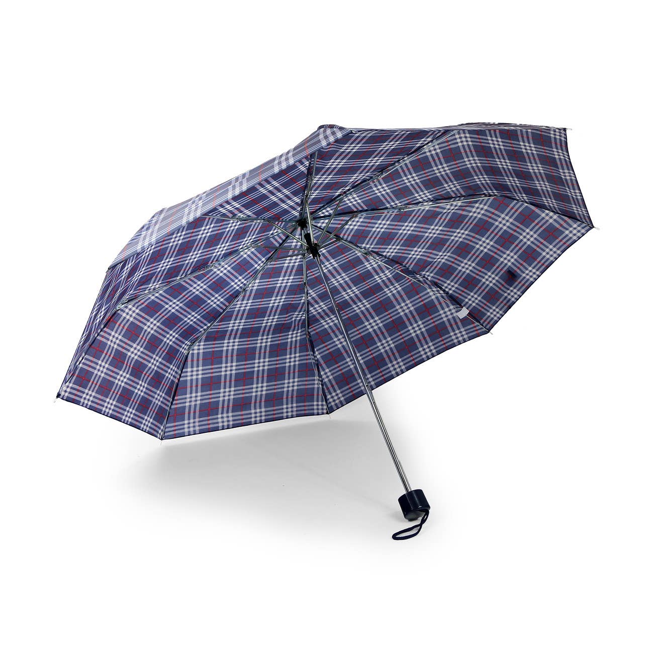 Cuatrogotas - Wholesale Umbrella - Women's - Basic Manual Folding Umbrella with Striped Print. Ref. 411S2