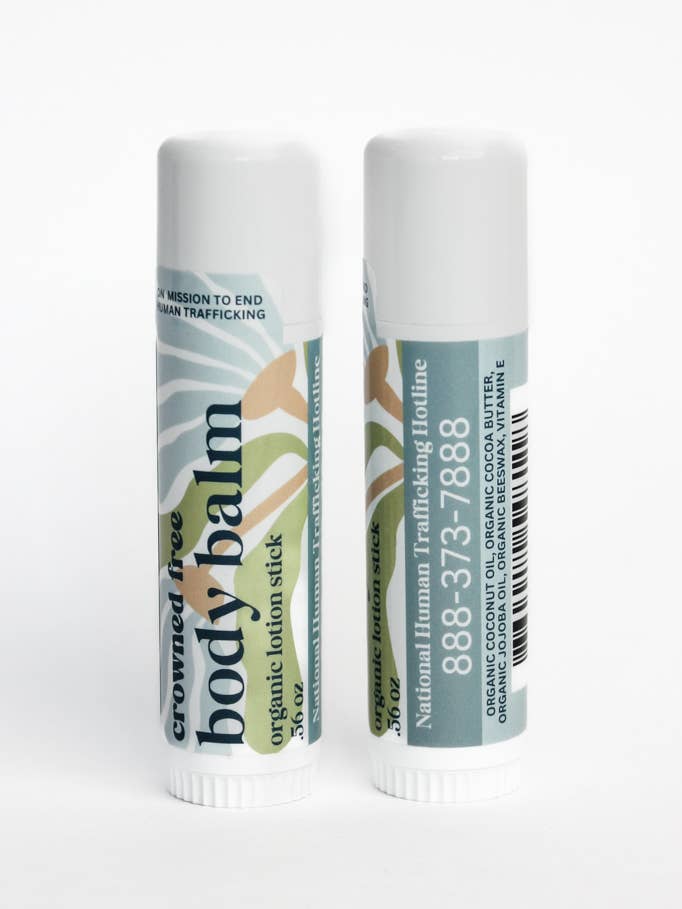 Organic Body Balm for wholesale by Crowned Free