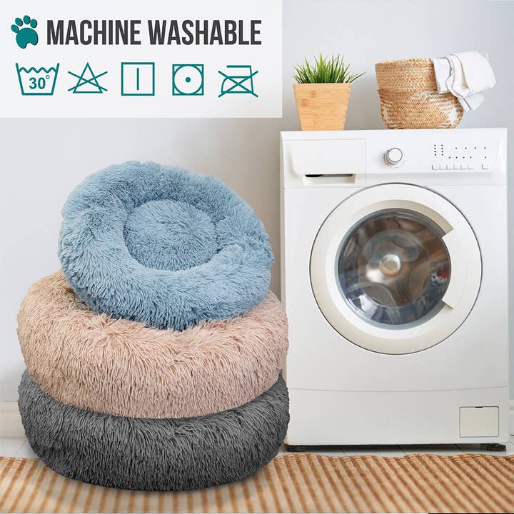 PetAmi - Wholesale Pet bed – Cat/dog - Fluffy Calming Donut Pet Bed36