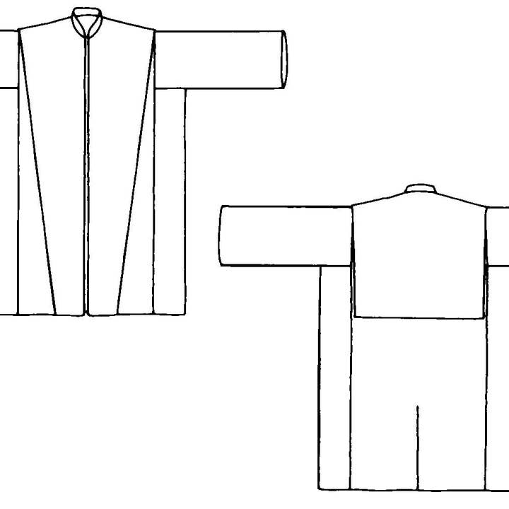 Folkwear - Wholesale Craft sewing kit - 150 Hungarian Szur - Sewing Pattern4