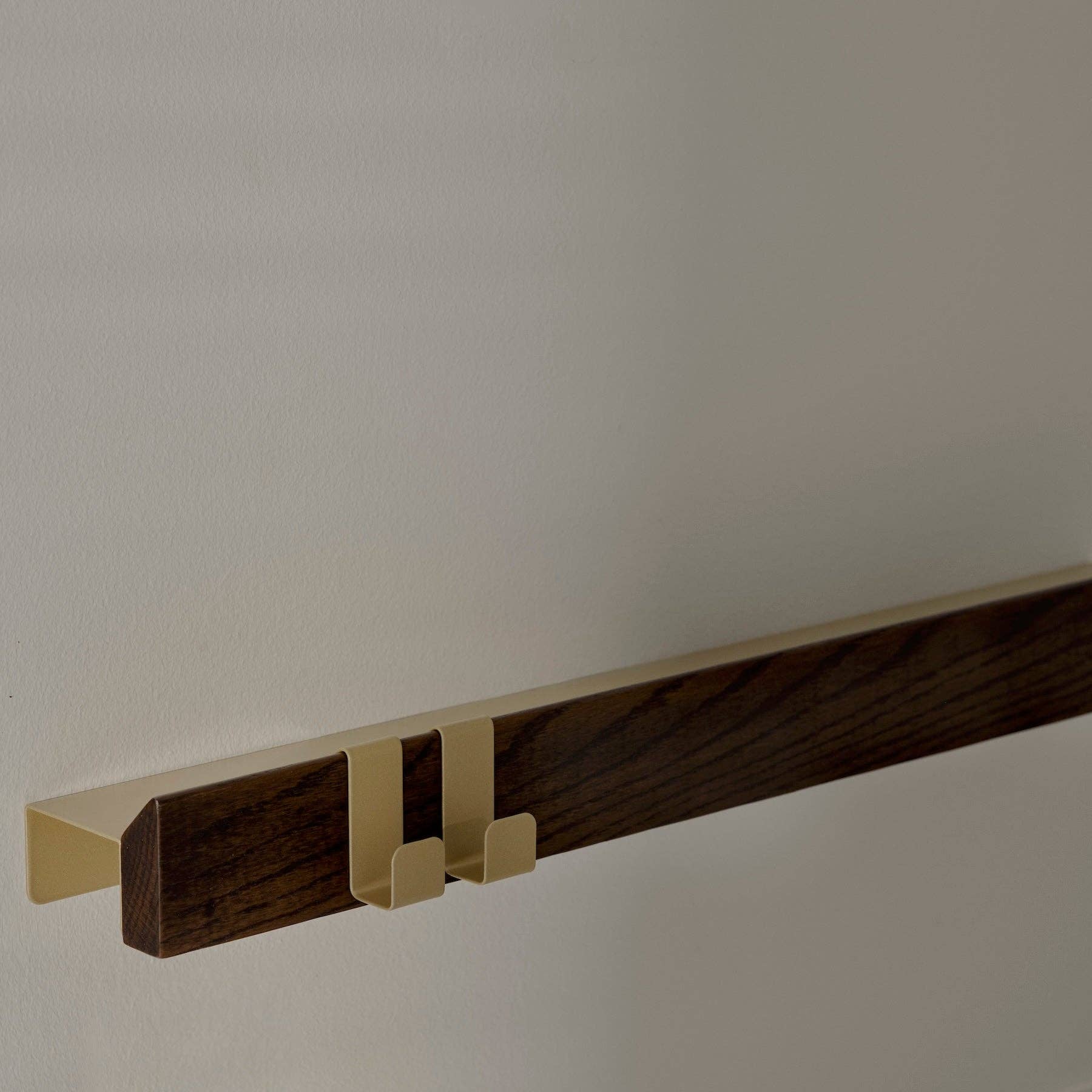 Studio Nordhaven - Wholesale Wall Mounted Shelf - FLEX Wall System - Dark Oak & Brass7