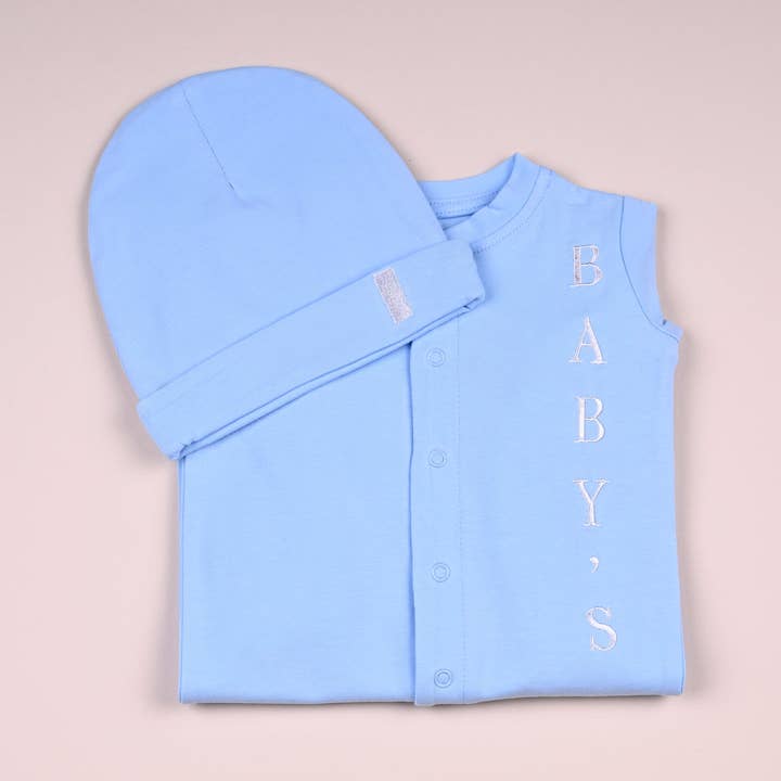 Schattig in Babyblauw Pyjamaset voor wholesale door Baby's House