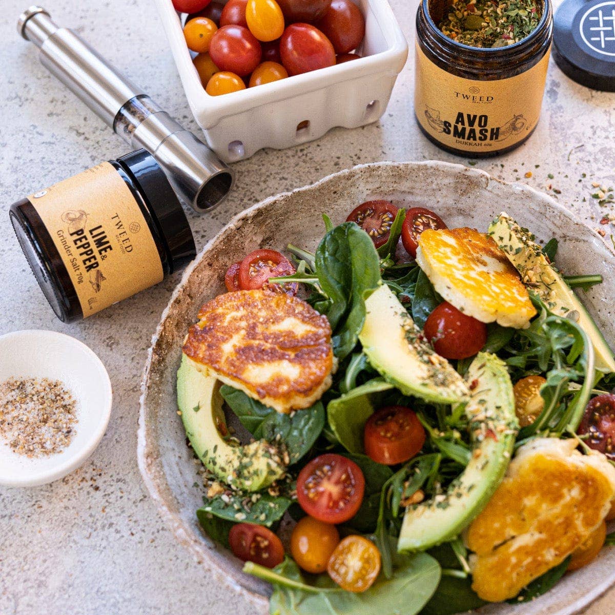 Tweed Real Food - Wholesale Salt & pepper mix - Lime Pepper Grinder Salt3