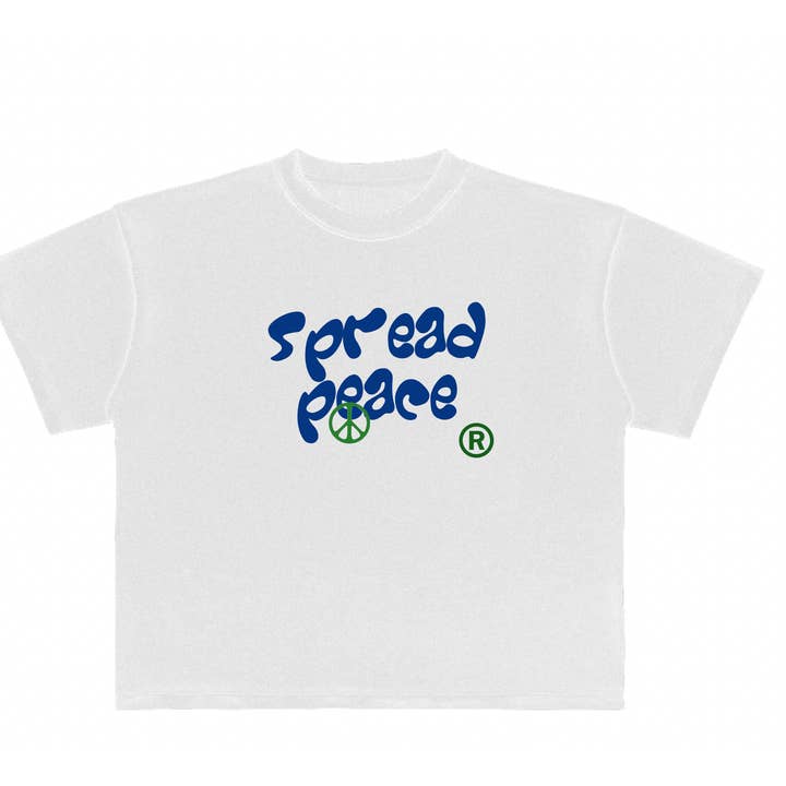 Camicia con vernice spray Spread Peace per la vendita all'ingrosso da parte di Goodsinners