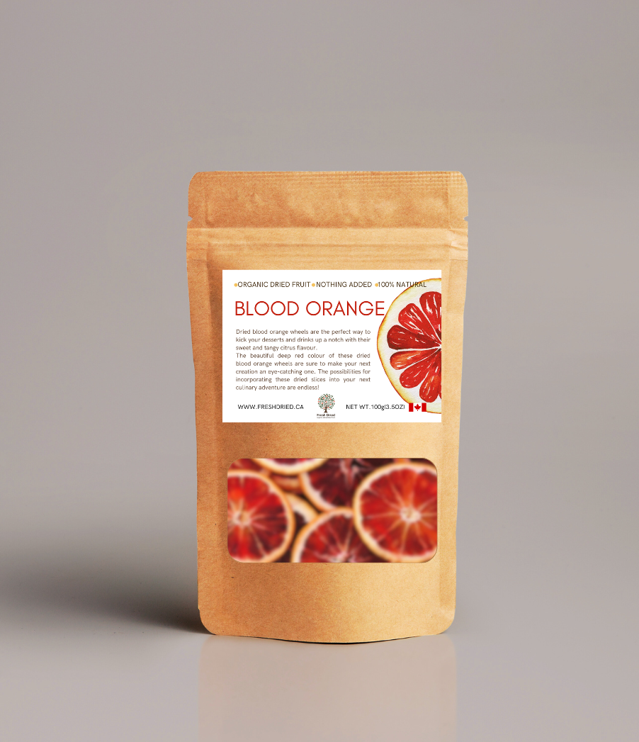 FreshDried - Wholesale Dried/Dehydrated Fruit - Dried Blood Orange Wheel - organic0