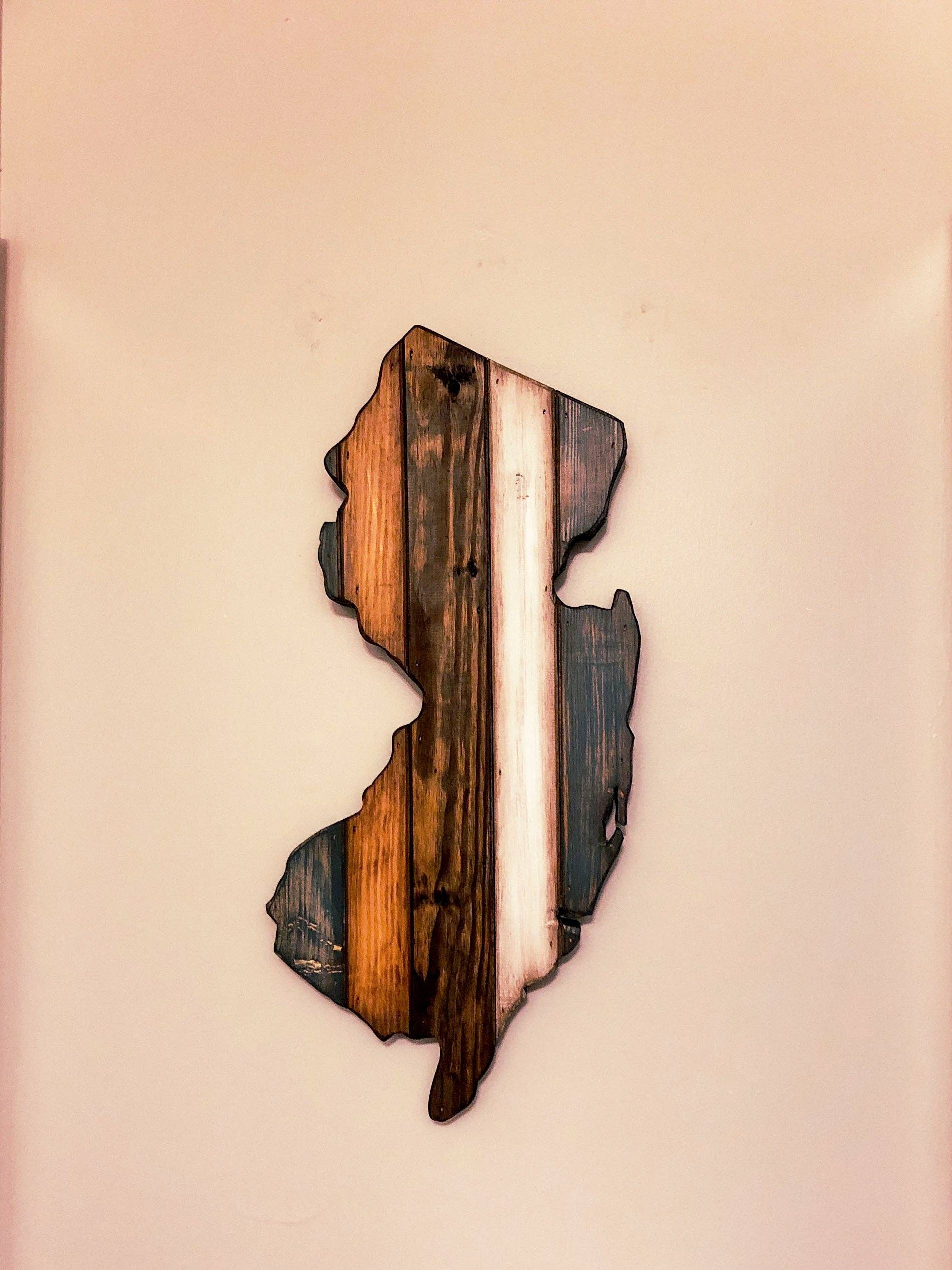 Cul de Sac Critters - Wholesale Wall Accent - Custom Large Wood Rustic Your State Solid wood - Handcrafted9