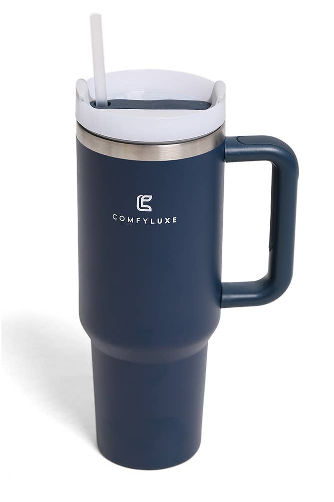 Hana - Venta al por mayor Vaso termo - Vaso con mango de 40 oz de color liso7