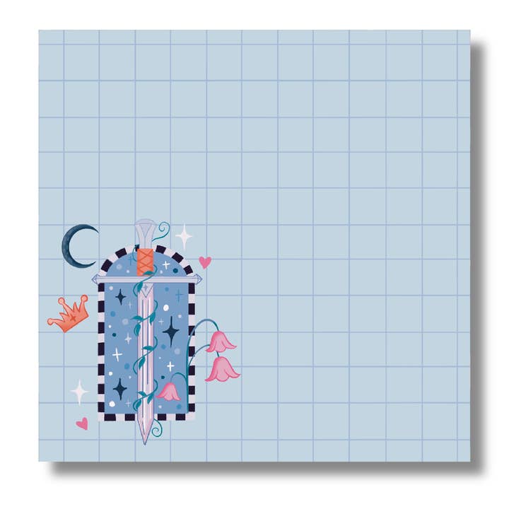 Romantasy Book Lover Sticky Note (single) for wholesale by Doohickle Designs