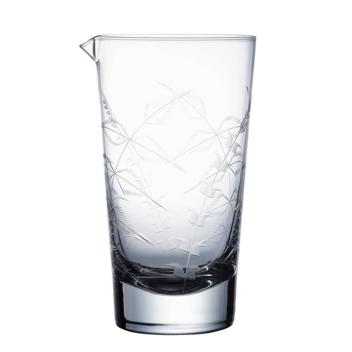 A Mixing Glass with Fern Design for wholesale by The Vintage List