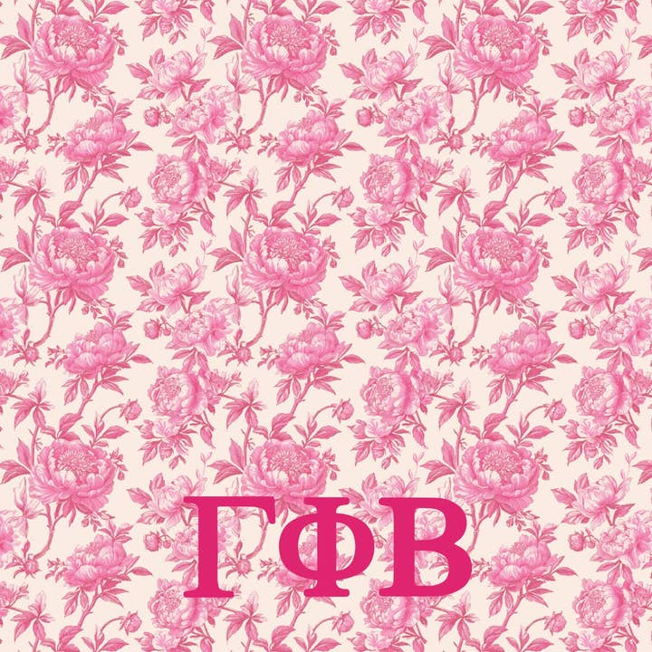 Over The Moon Greek - Wholesale Throw Blanket - Sorority Floral Minky Blanket9