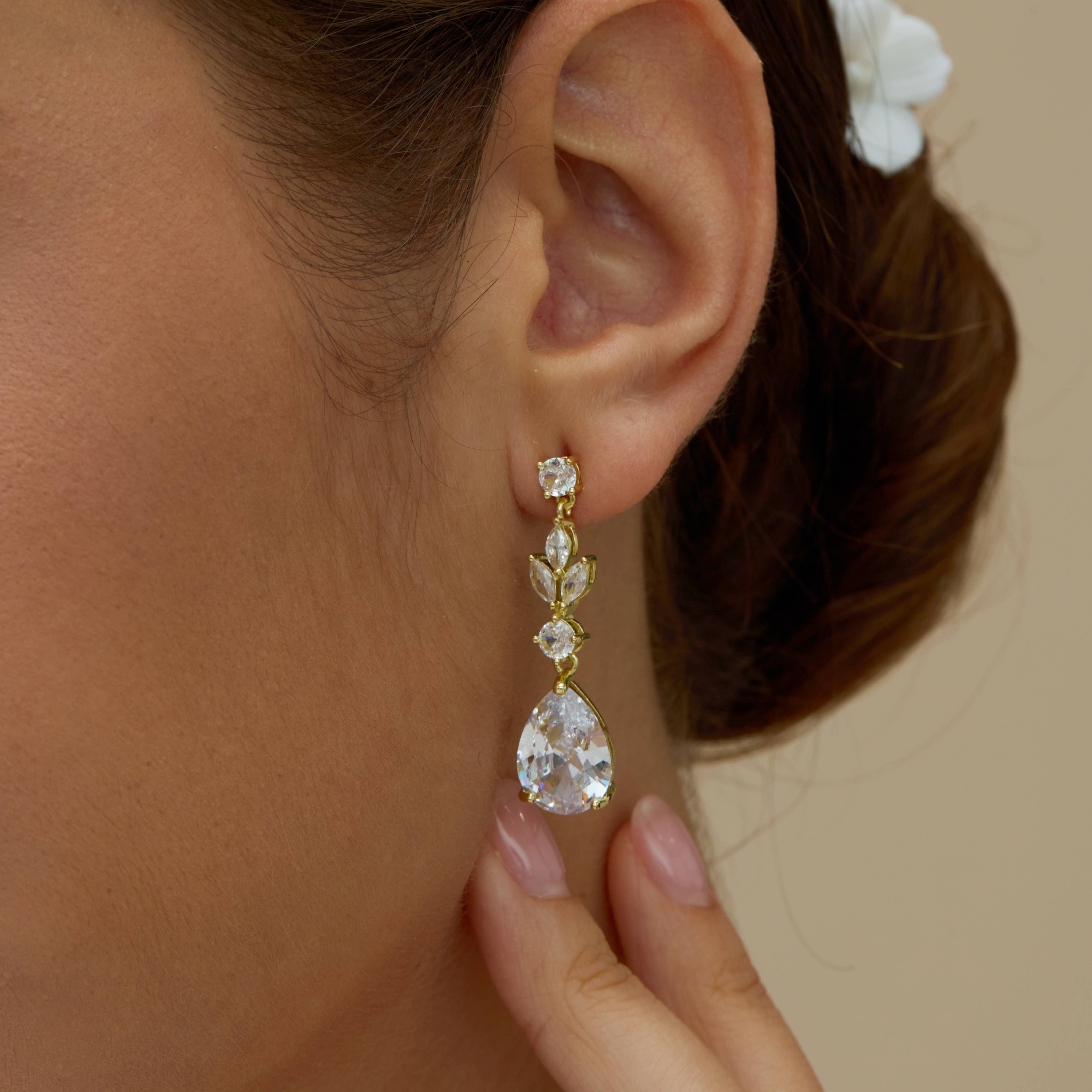 Drrtymagic - Wholesale Jewelry Set - Freshwater Pearl Diamond Necklace& Pearl Earrings Set8