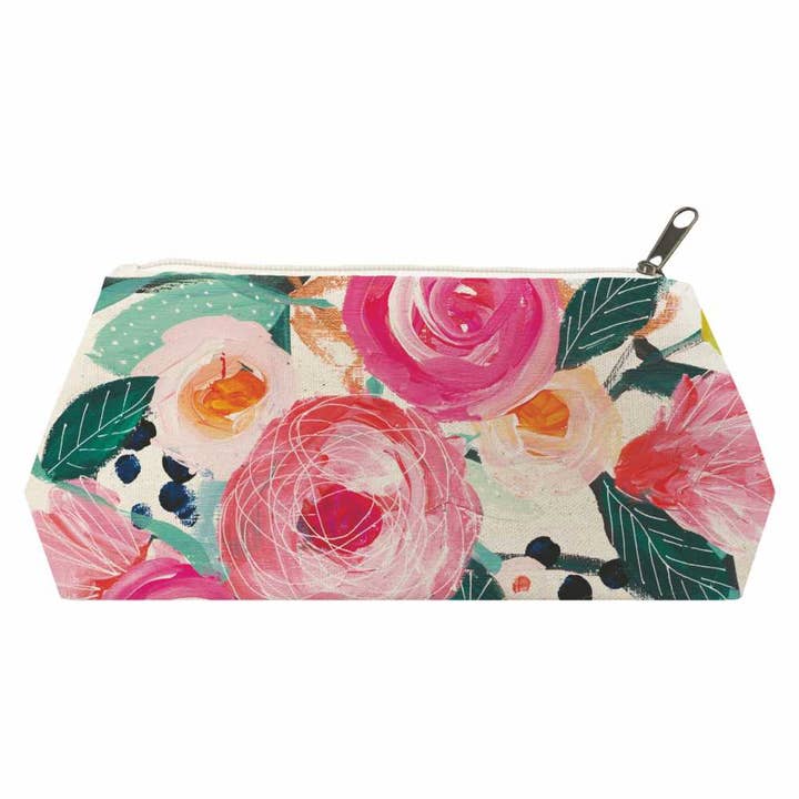CANVAS COSMETIC BAG (MED)- LA BELLE ROSE for wholesale by Paperproducts Design • Ambiente