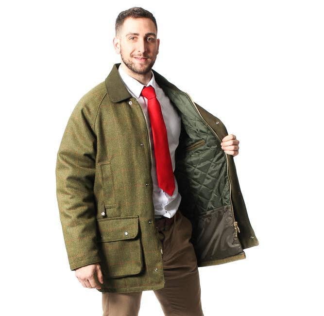 The Scotland Kilt Company - Wholesale Jacket - Men's - Men's Derby Tweed Jacket - Dark Tweed1