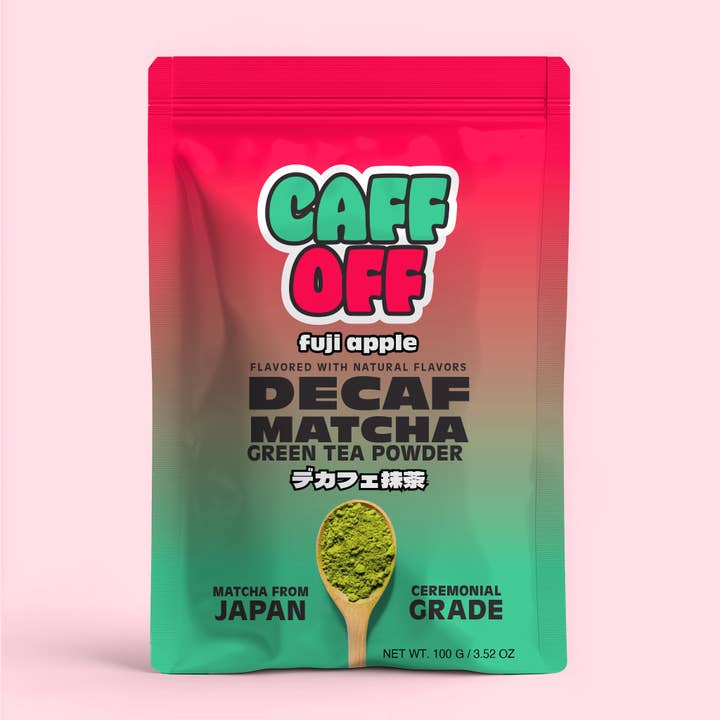 Caff Off - Wholesale Health/Detox Tea - Fuji Apple Decaf Matcha
