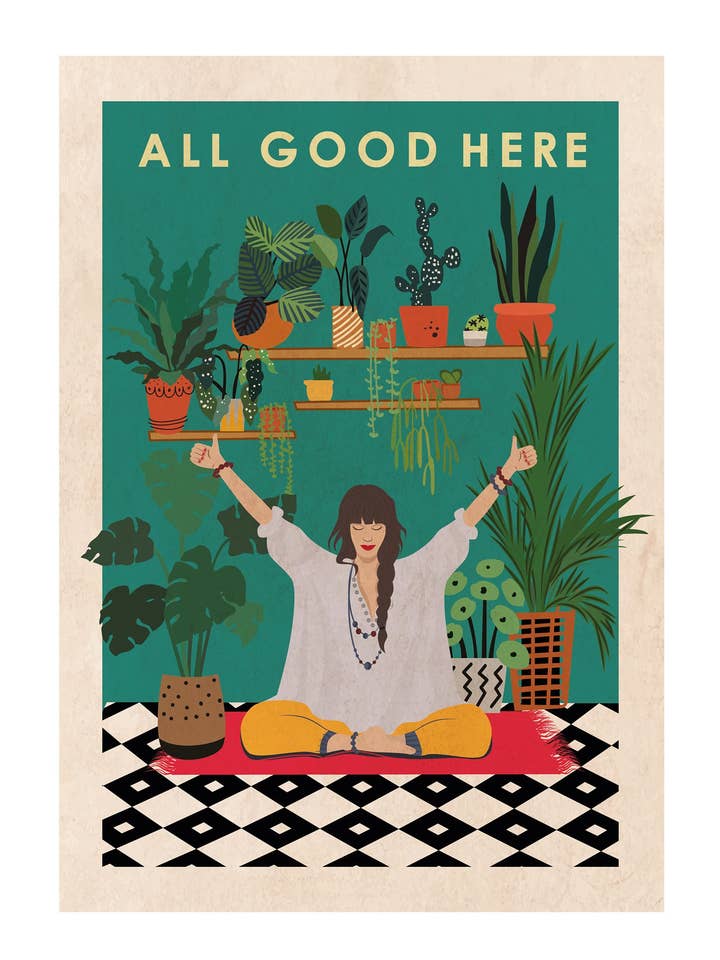 Alt Godt Her Kunsttryk for engroshandel hos WallChart.Co