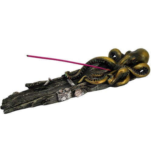 Pacific Trading - Wholesale Incense Holder - 11604 Steampunk Octopus Incense Burner C/24