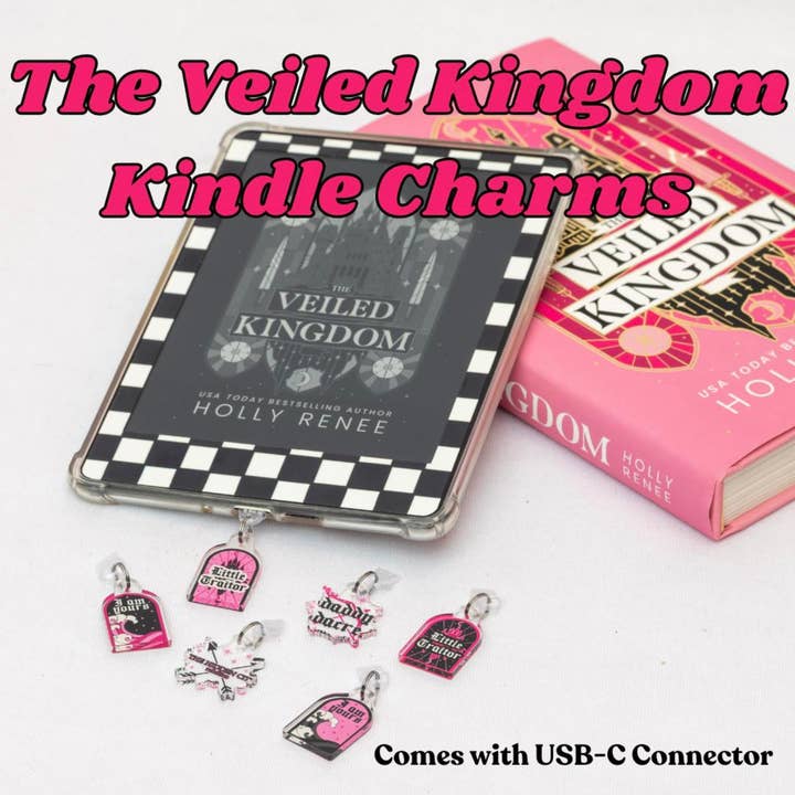 Officiellt licensierade The Veiled Kingdom Kindle-berlocker för wholesale av Dogwood + Daisy Studio