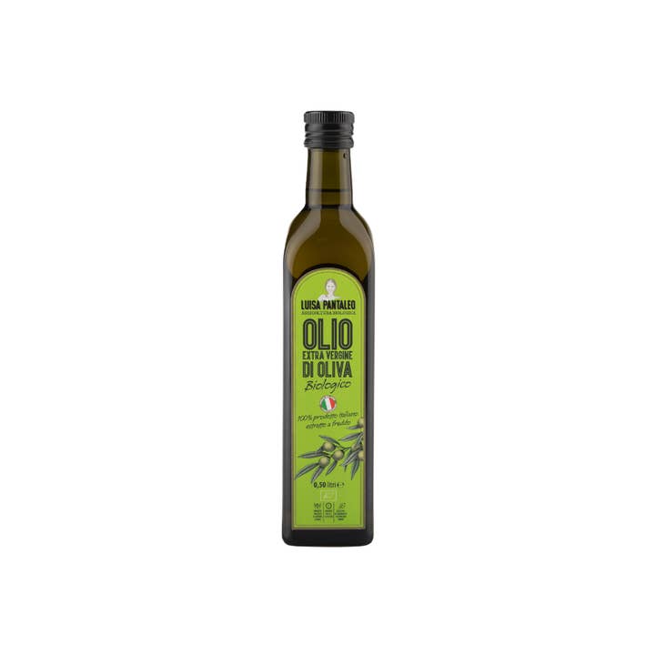 Luisa Pantaleo, Organic Extra Virgin Olive Oil 0.50 lt, made in Italy for wholesale by PANTALEO AGRICOLTURA SOC. AGR. SRL