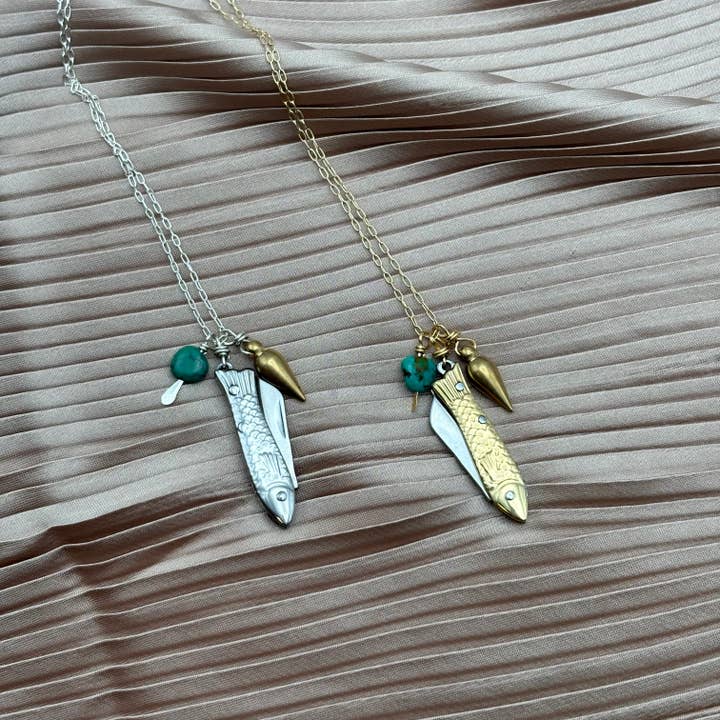 Fluff Hardware - Wholesale Pendant/Charm Necklace - Handmade Feeesh Billie Necklace