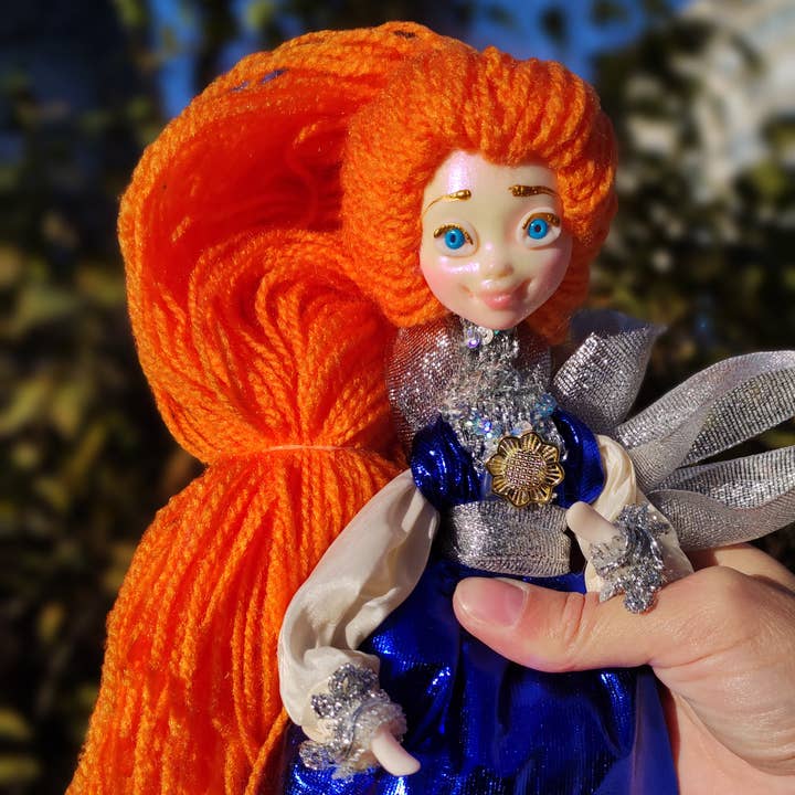 Mermaid doll Handmade for Play 5 6 years old little girl for wholesale by FairyArtDolls