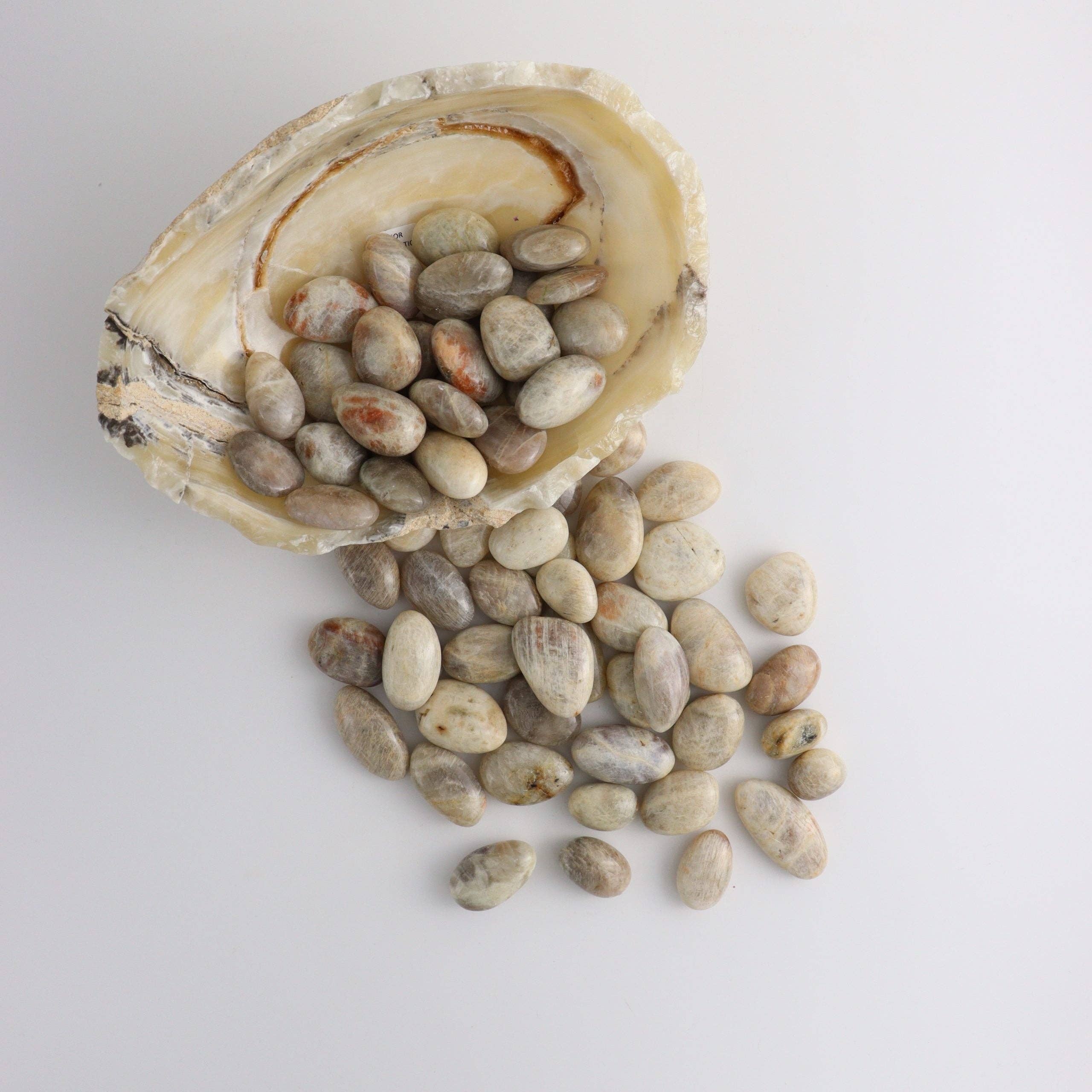 Mi Esperanza Minerals - Wholesale Spiritual Stone/Crystal - 1kg Sunstone x Moonstone Tumbles0